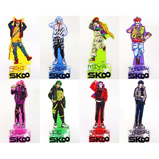 Set of 8 Big Acrylic Stand SK8 the Infinity Dream Button Street Winning Prize [USED]