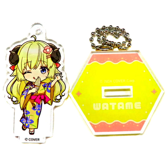 Tsunomaki Watame VTuber Hololive x Gokurakuyu RAKU SPA Collaboration 2nd Furo Life Trading Acrylic Stand Mini Character Ver. [USED]