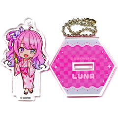 hololive x Gokurakuyu RAKU SPA Collaboration 2nd Furo Life Himemori Luna Trading Acrylic Stand Mini Character ver. Acrylic Stands [USED]