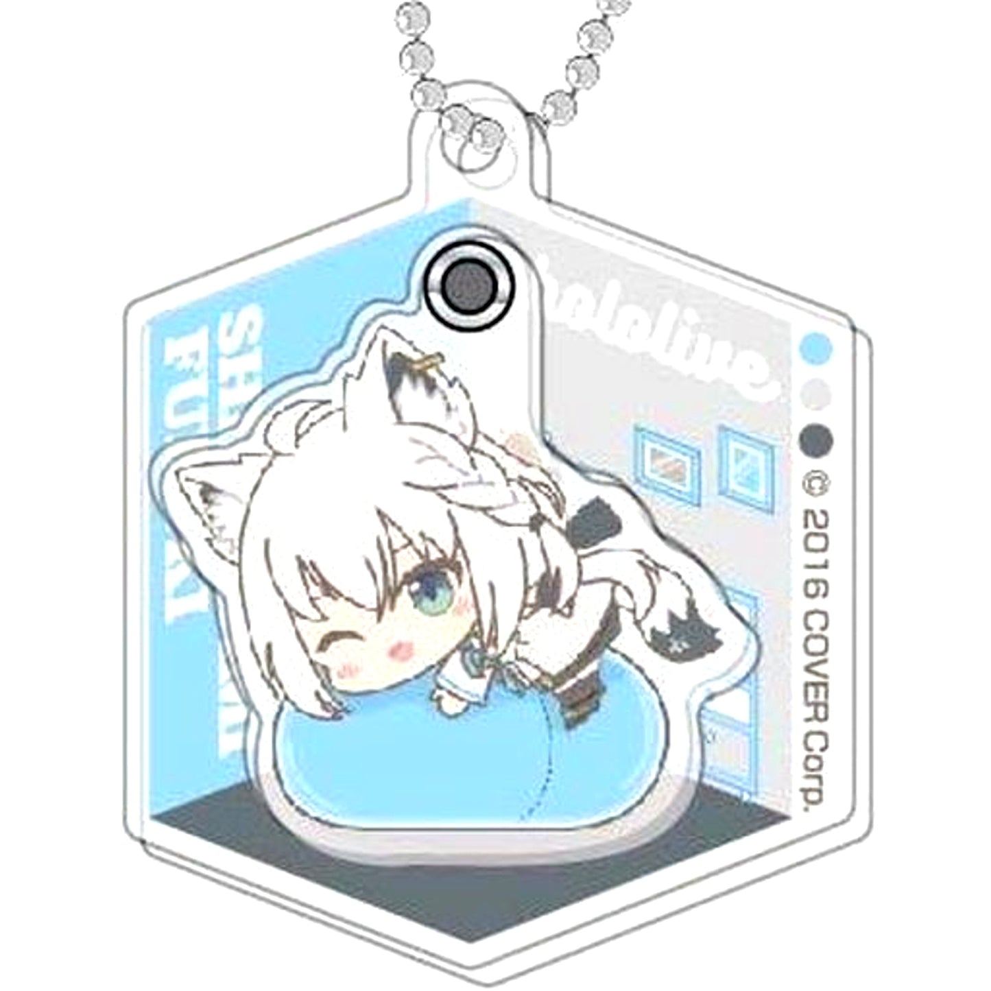 Shirakami Fubuki hololive Swing Acrylic Keychain Hug Meets B BOX [USED]