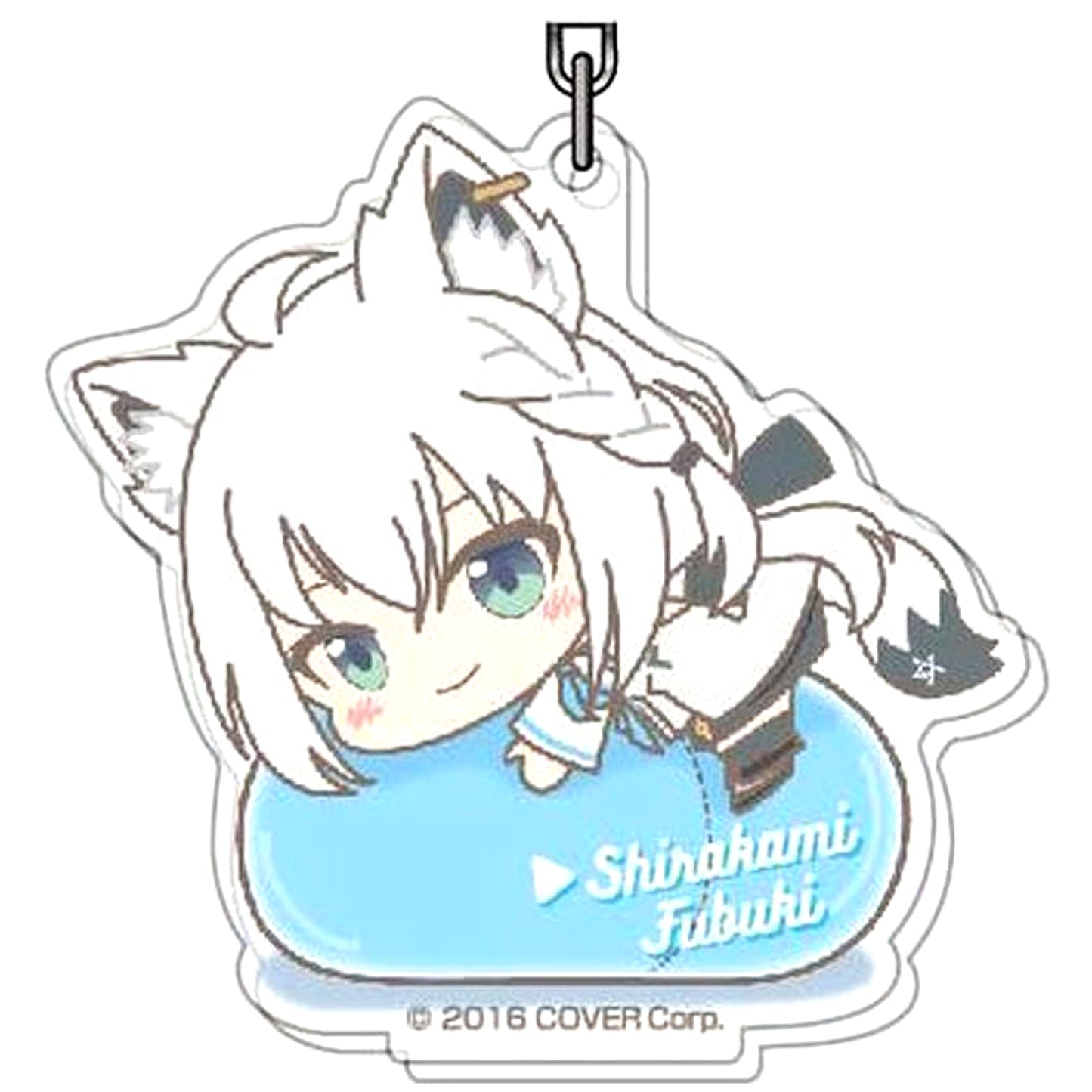 Shirakami Fubuki Hololive Acrylic Keychain Hug Meets Vol.2 [USED]