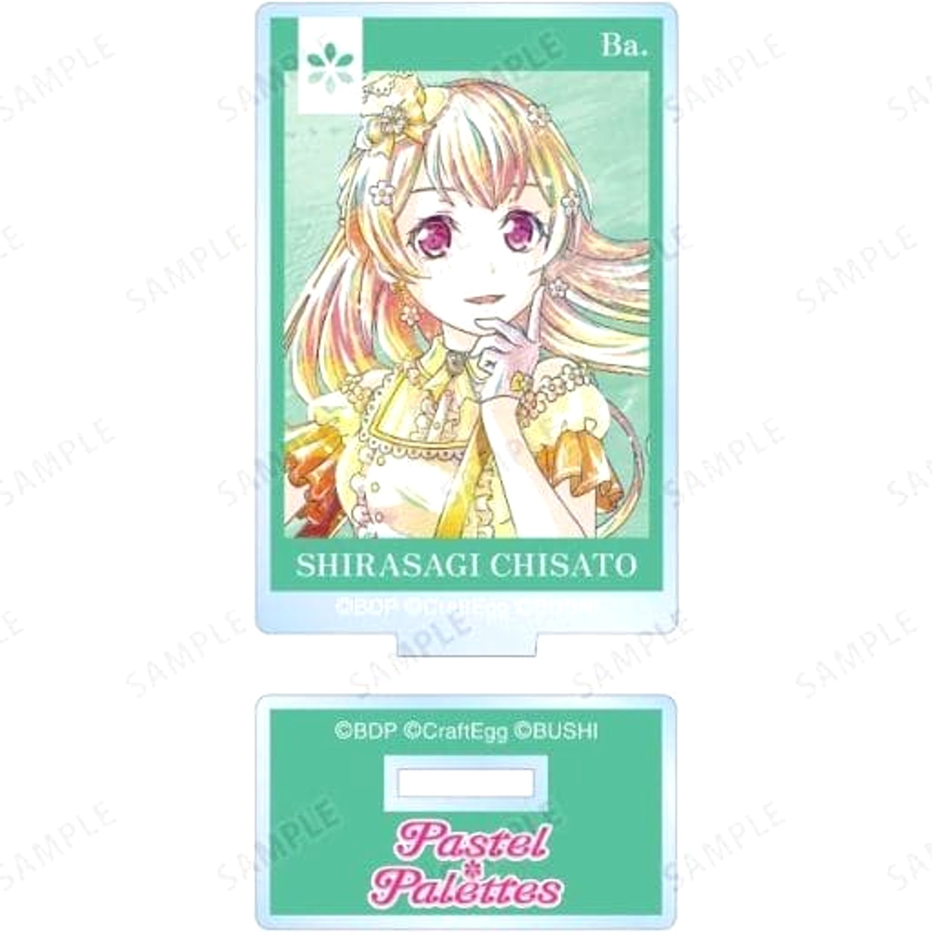 BanG Dream Girls Band Party Chisato Shirasagi Trading Ani-Art Vol. 4 Acrylic Stand Ver. B Acrylic Stands [USED]