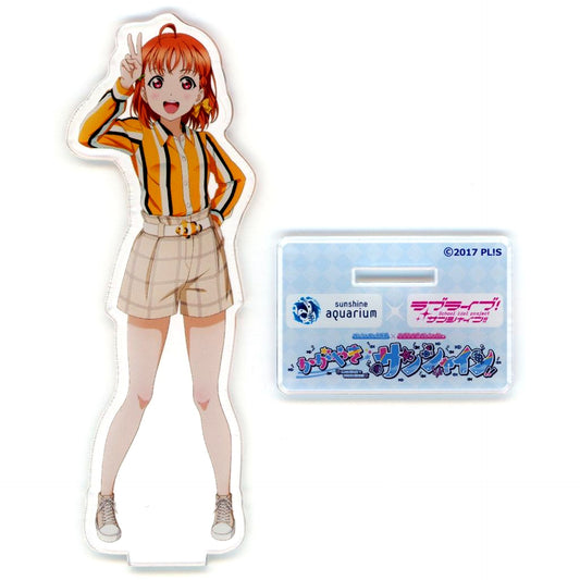 Chika Takami Illustration Acrylic Stand Night Event Sunshine Aquarium x Love Live! Sunshine!! Kagayaki Sunshine!! [USED]
