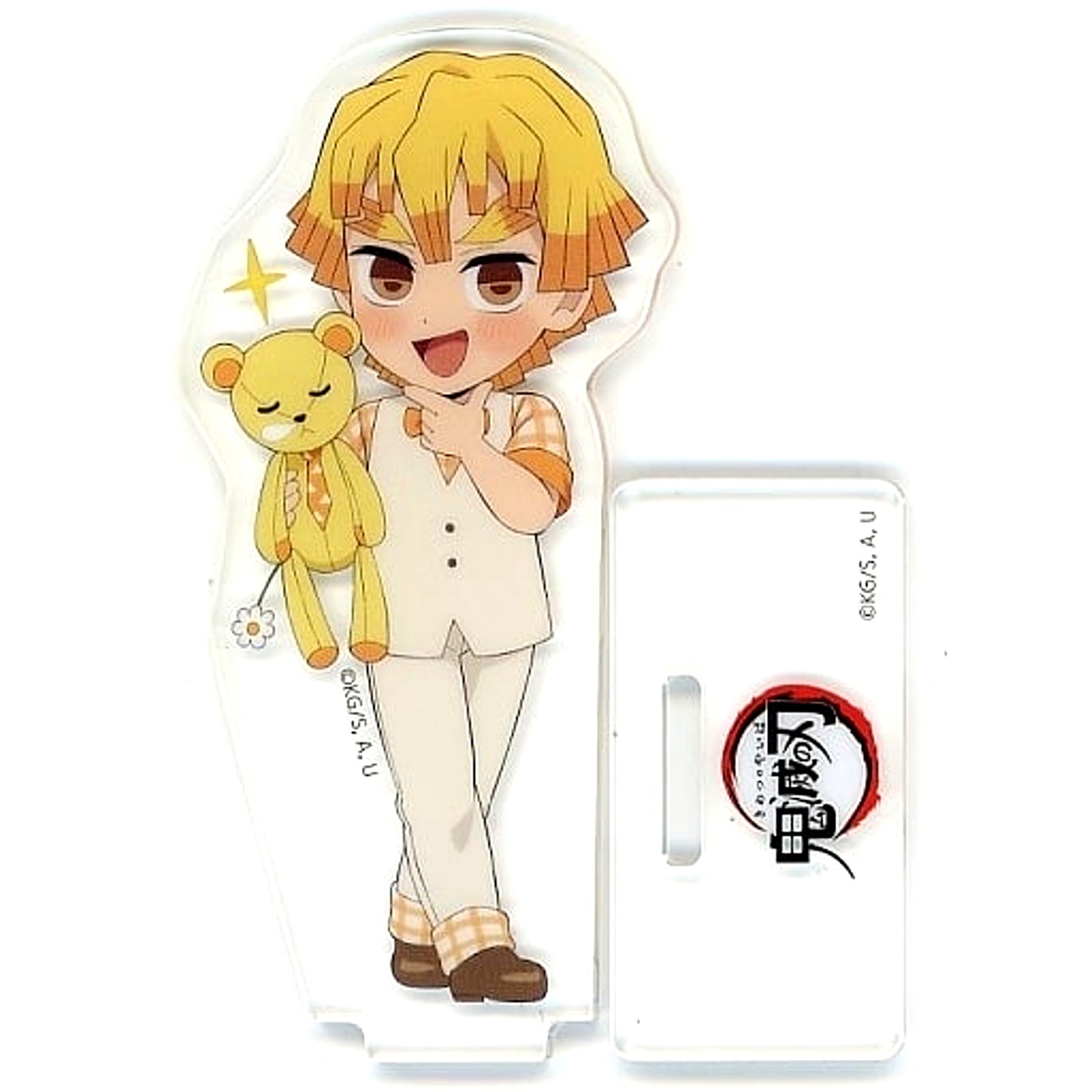 Zenitsu Agatsuma Demon Slayer x ufotable Cafe / Machi Asobi CAFE White Day Event 2023 Random Acrylic Stand B [USED]