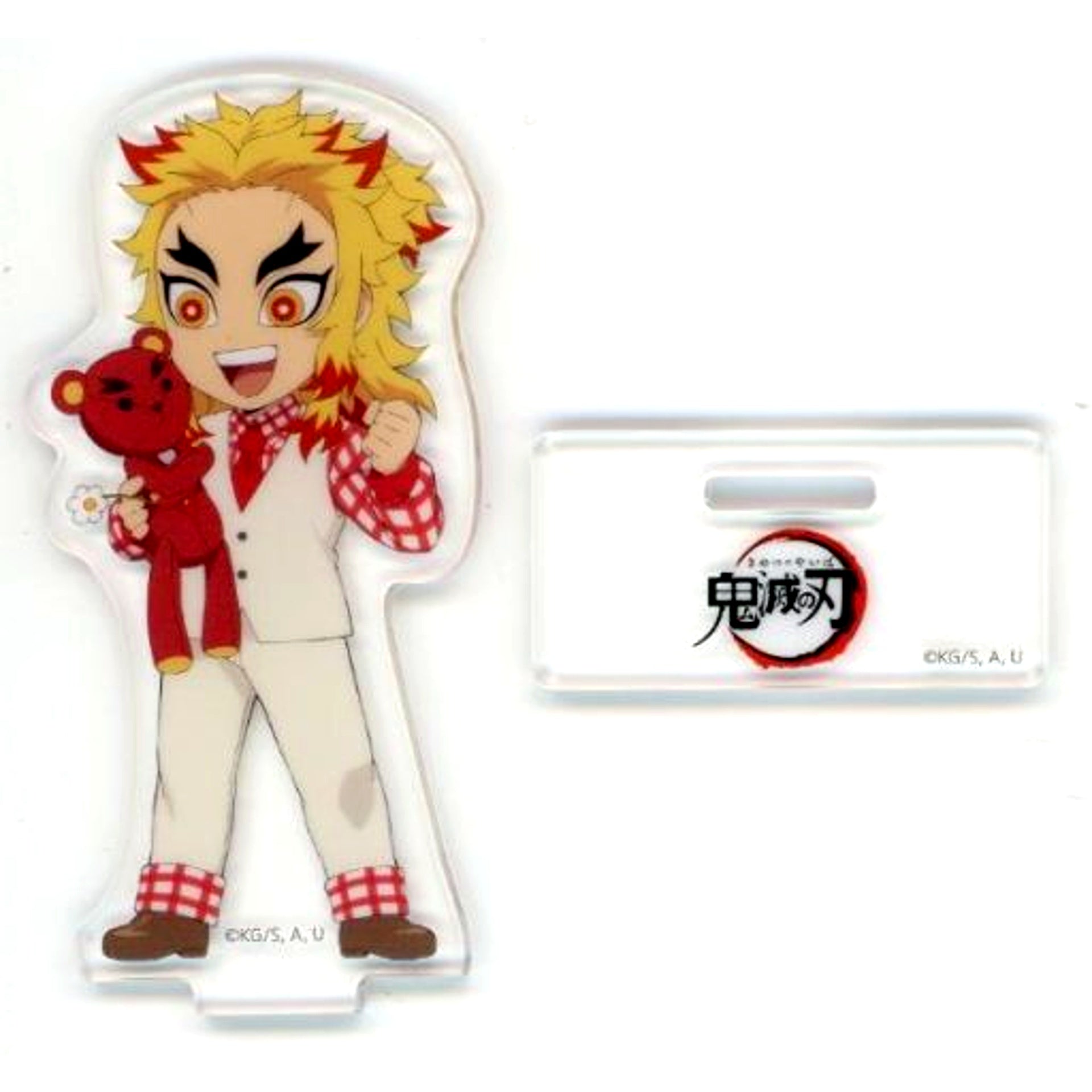 Kyojuro Rengoku Demon Slayer x ufotable Cafe Machi Asobi CAFE White Day Event 2023 Random Acrylic Stand B [USED]