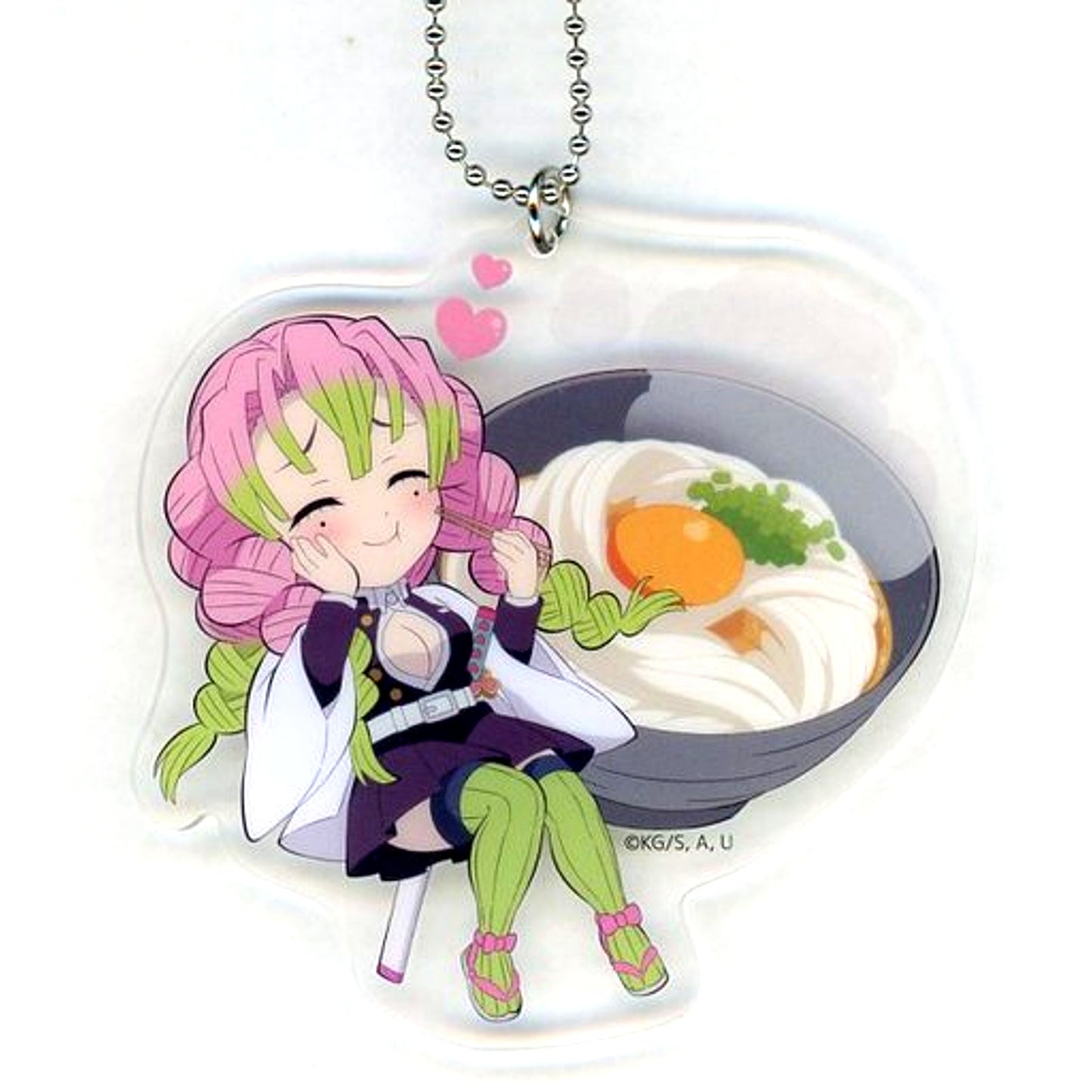 Mitsuri Kanroji Demon Slayer Zen Concentrated Exhibition Local Illustration Kagawa Acrylic Charm Kagawa Venue Limited Ver [USED]