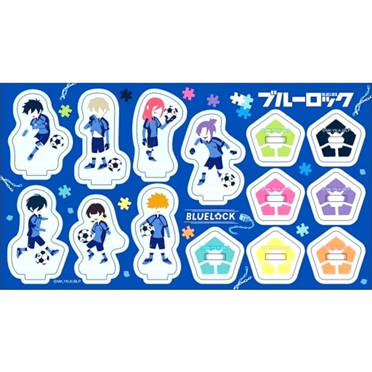 Group Blue Lock Yuru Palette Acrylic Diorama [USED]