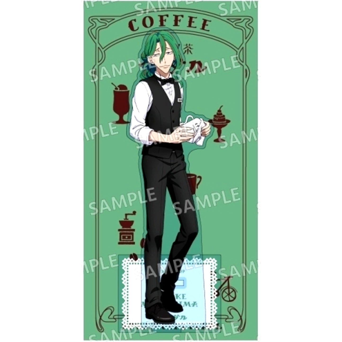 Yusuke Makishima Acrylic Stand Jun Kissa Ver. Yowamushi Pedal [USED]