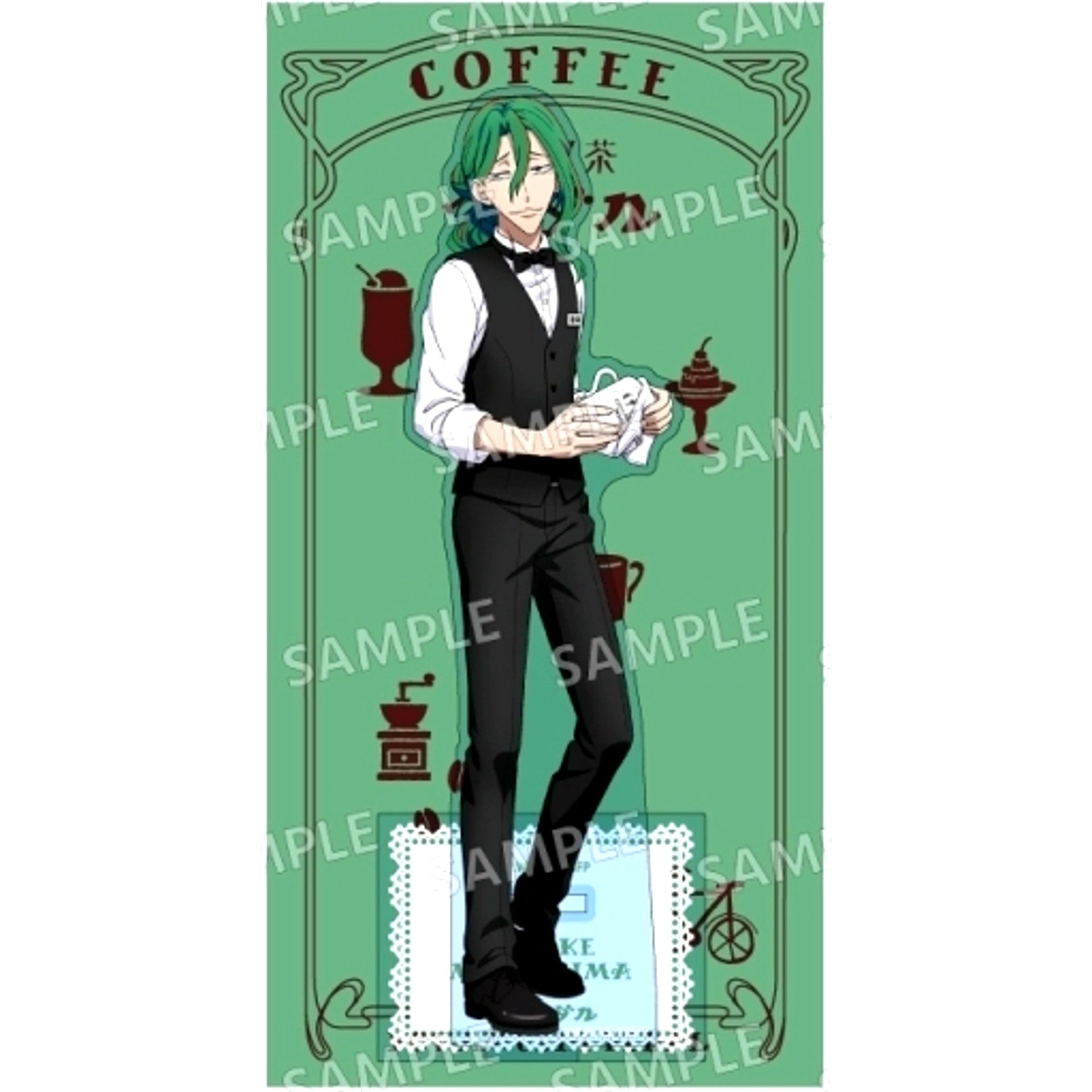 Yusuke Makishima Acrylic Stand Jun Kissa Ver. Yowamushi Pedal [USED]
