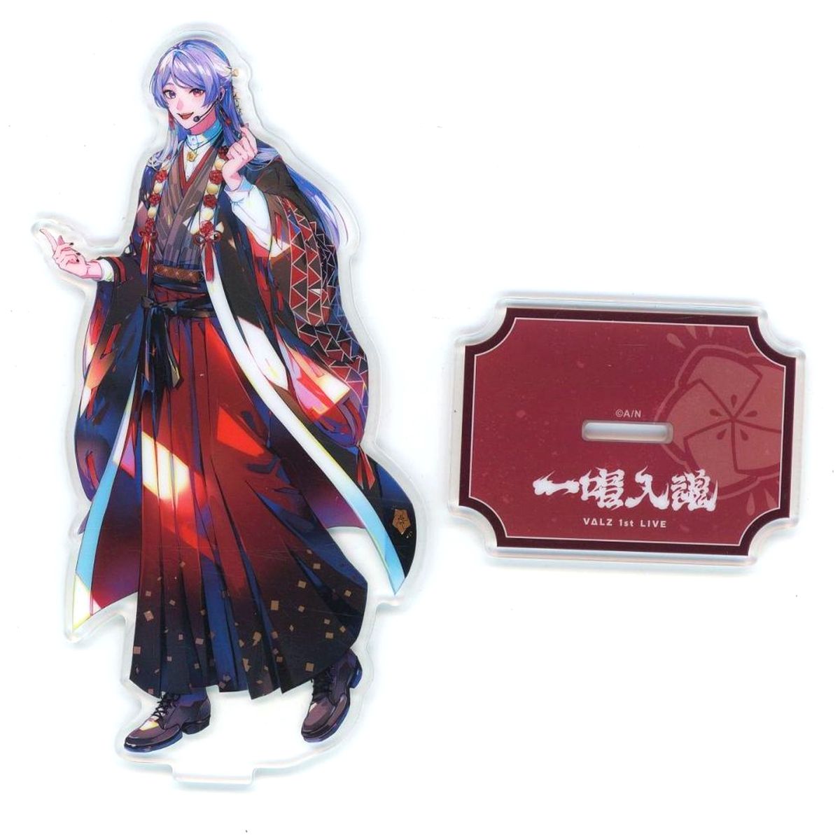 Genzuki Tojiro Acrylic Stand Virtual Youtuber VALZ 1st LIVE Issho Nyukon [USED]