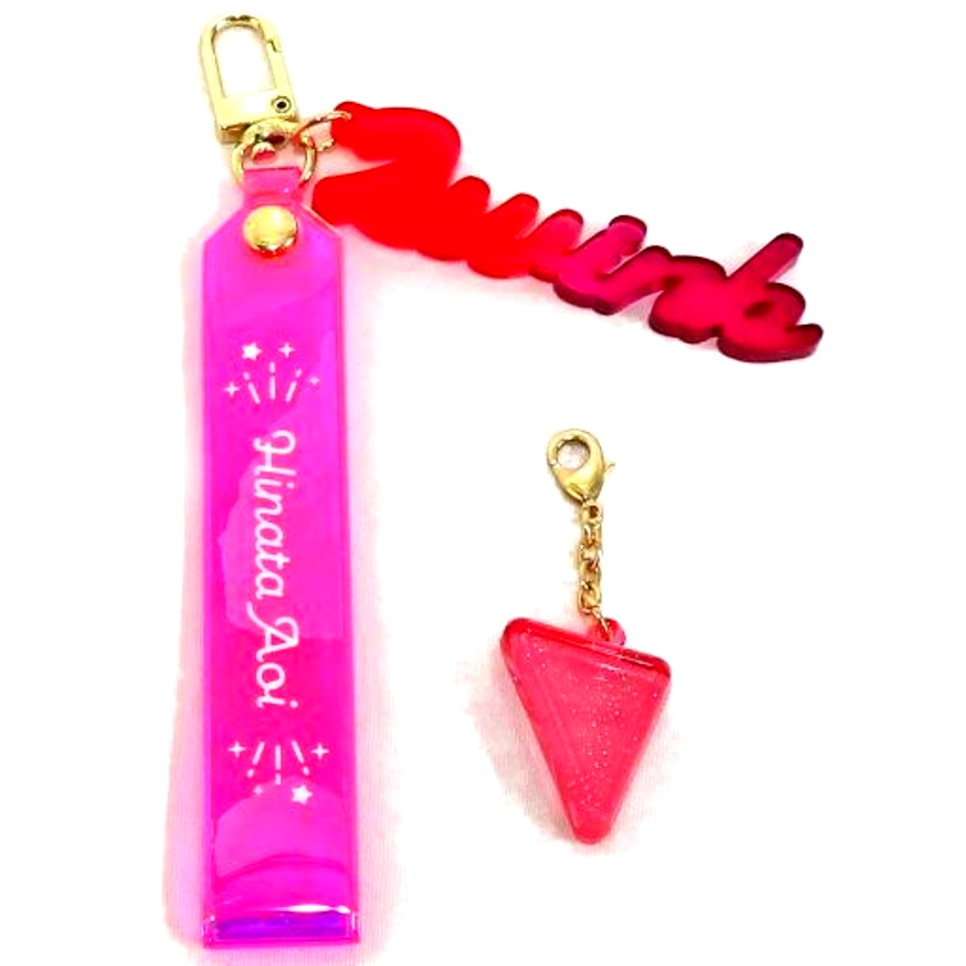 24 Hinata Aoi Ensemble Stars Clear Drop Keychain [USED]