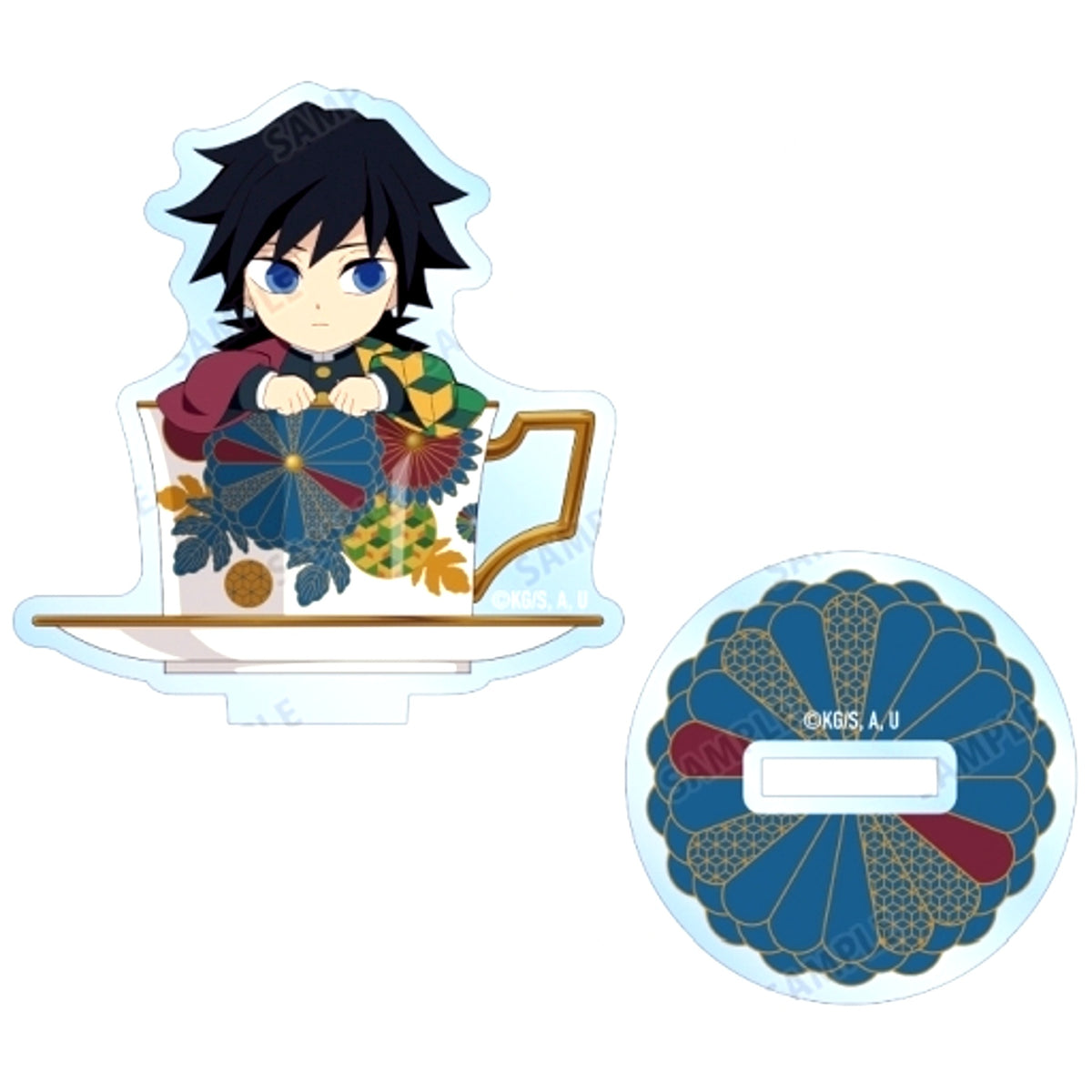 Giyu Tomioka Demon Slayer Trading Mini Character Teacup Ver. Acrylic Stand [USED]