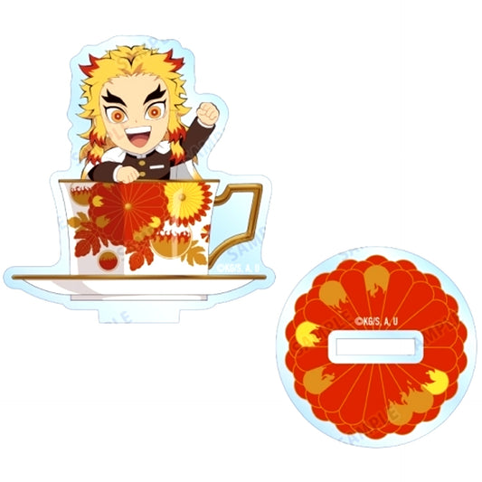 Kyojuro Rengoku Demon Slayer Trading Minichara Teacup Ver. Acrylic Stand [USED]