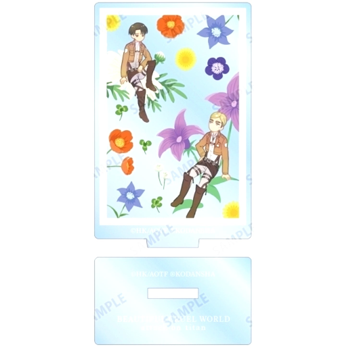 Erwin & Levi Attack on Titan Trading Botania Acrylic Stand [USED]