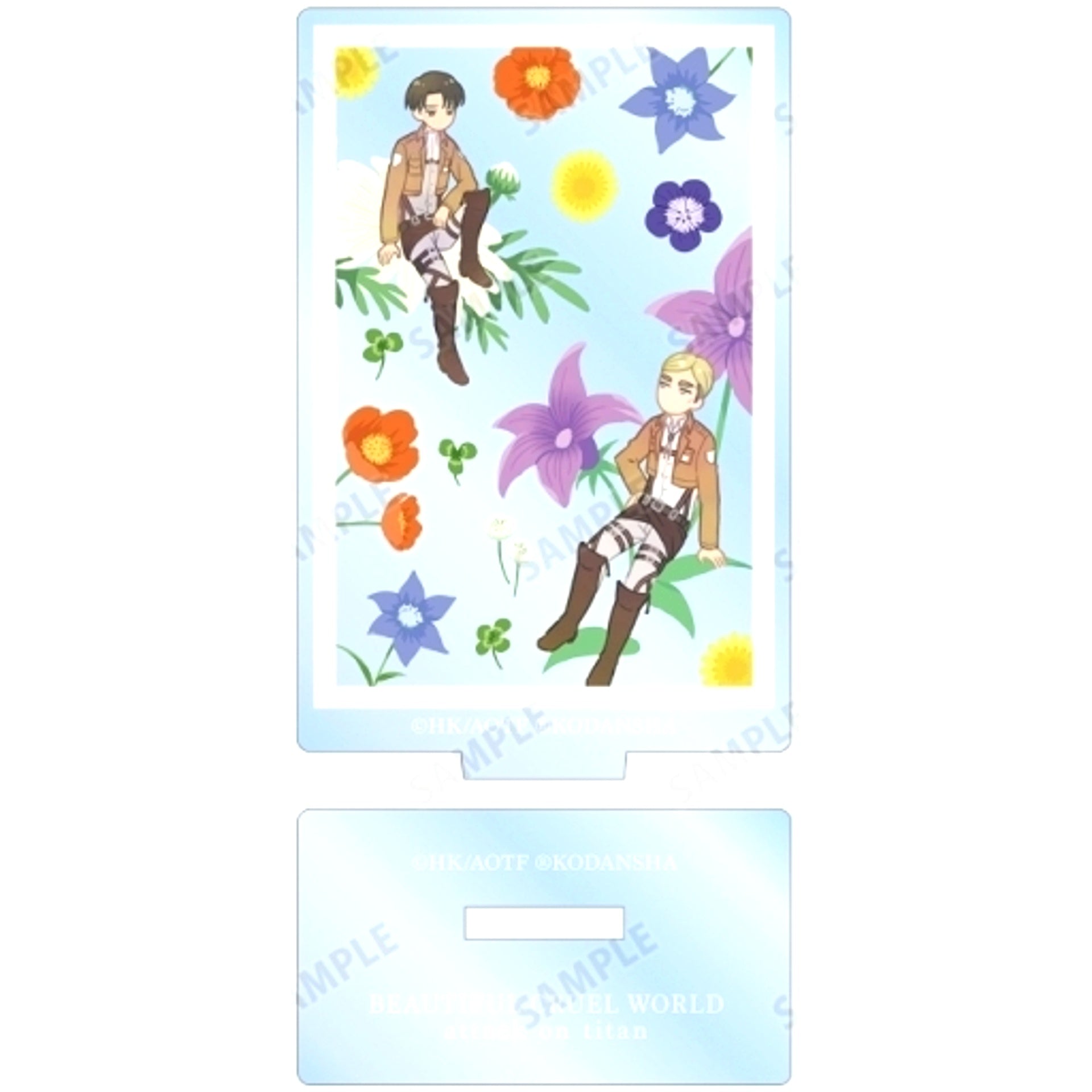 Erwin & Levi Attack on Titan Trading Botania Acrylic Stand [USED]