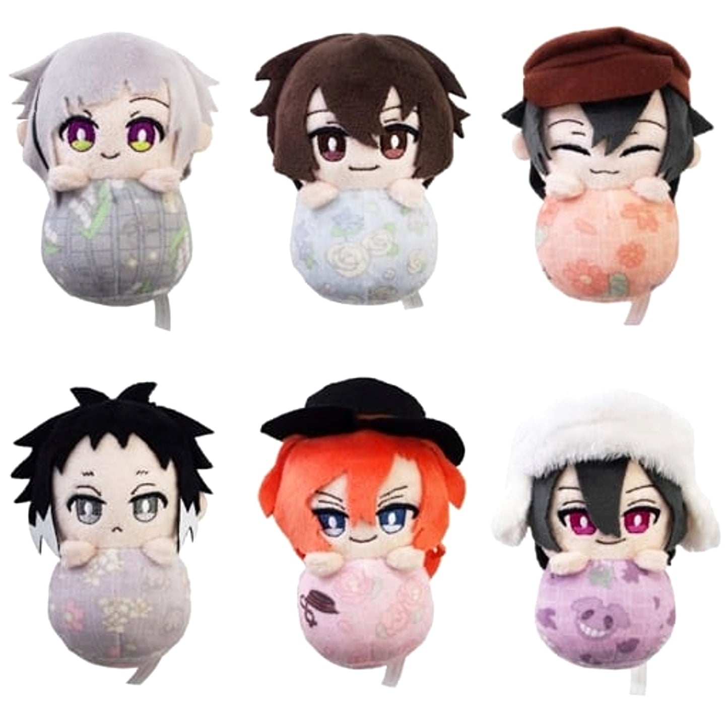 Atsushi Nakajima & Others Bungo Stray Dogs All 6 Types Set Pyokonui [USED]
