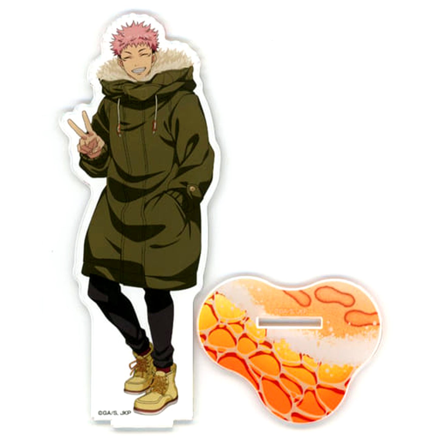 Yuji Itadori Jujutsu Kaisen x Don Quijote Winter Outfit Ver. Newly Illustrated BIG Acrylic Stand [USED]