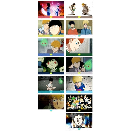 Set of 13 Mob Psycho 100 Scene Shot Acrylic Block Season 2 [USED]