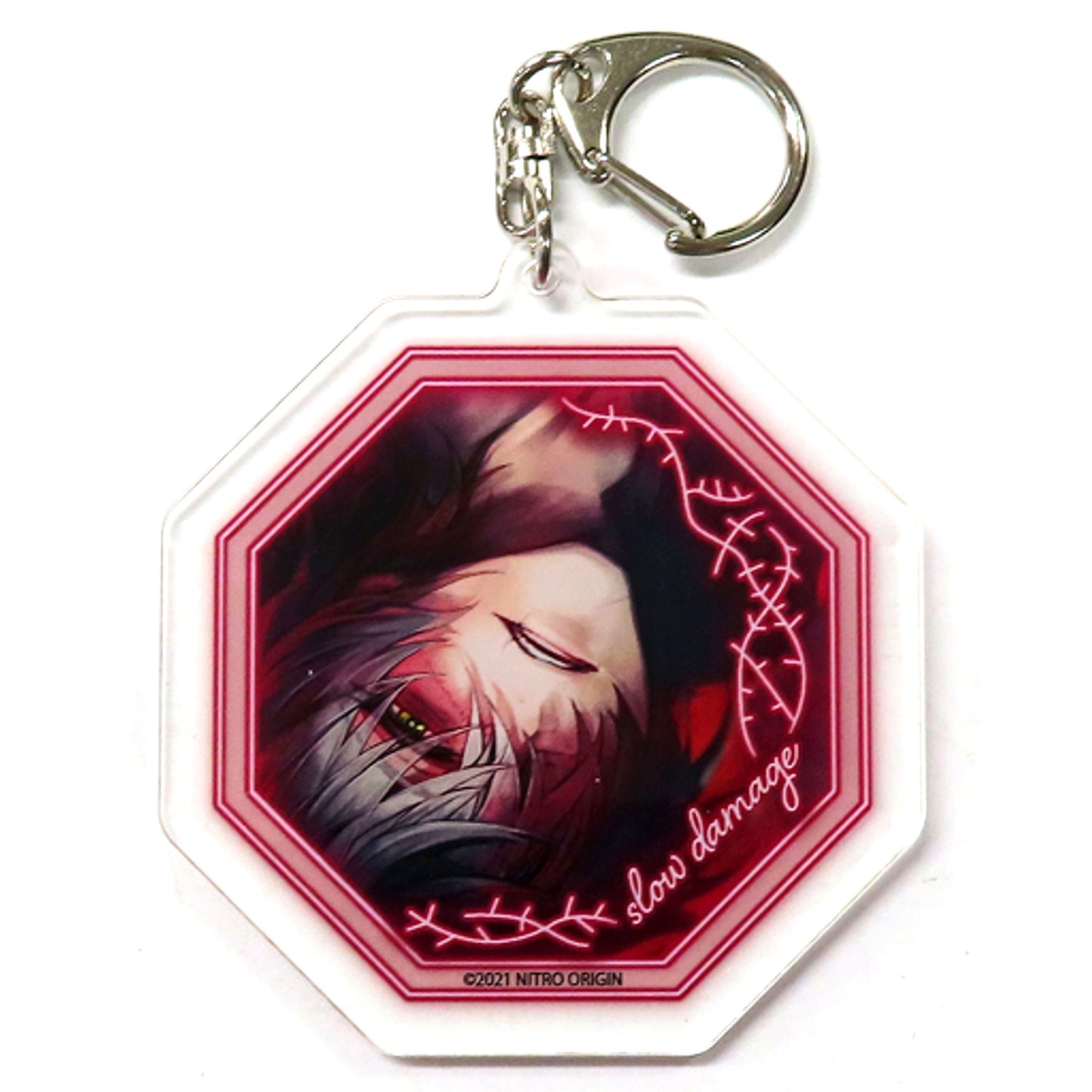 Towa Slow Damage Acrylic Keychain Package Visual eeo Kuji Prize D [USED]