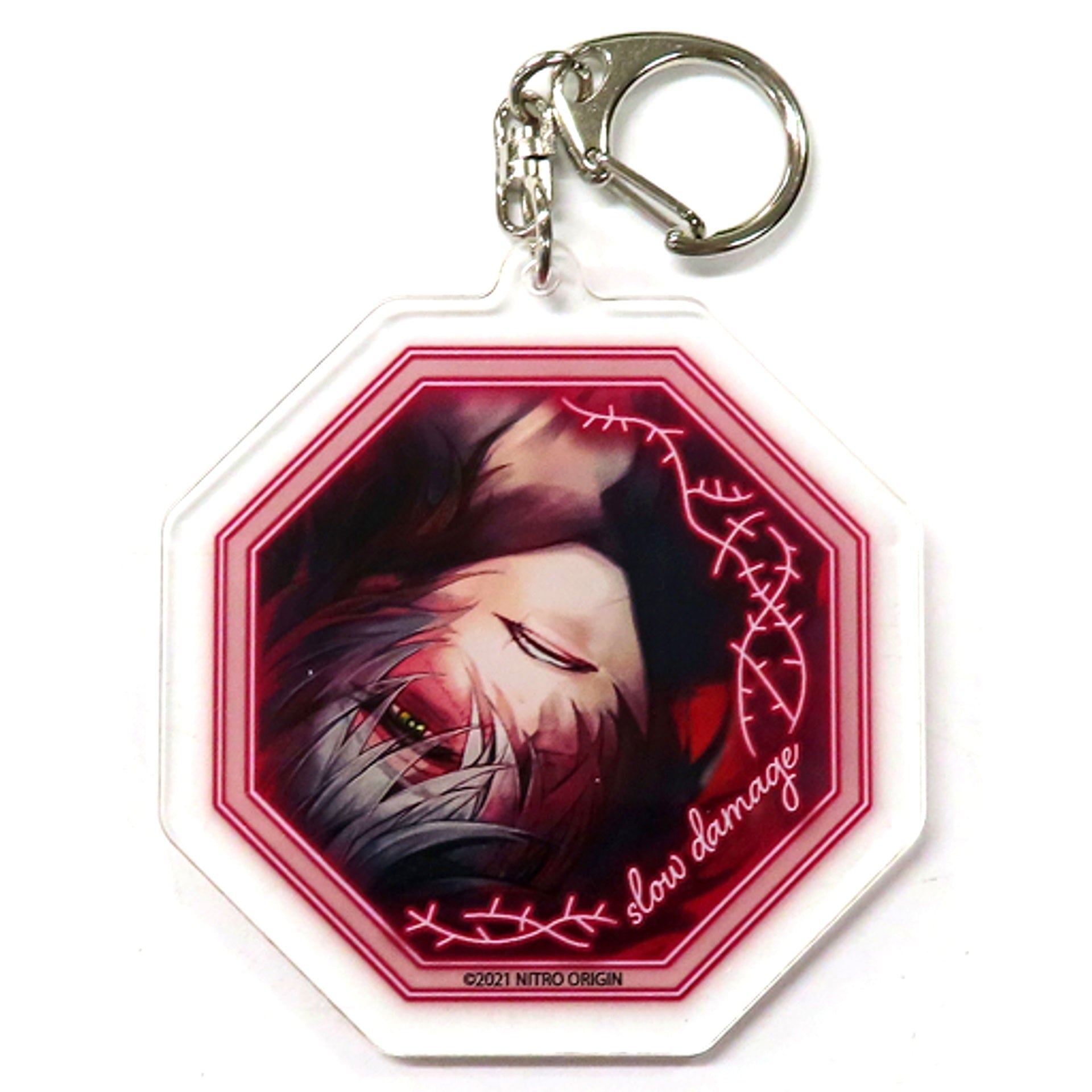 Towa Slow Damage Acrylic Keychain Package Visual eeo Kuji Prize D [USED]