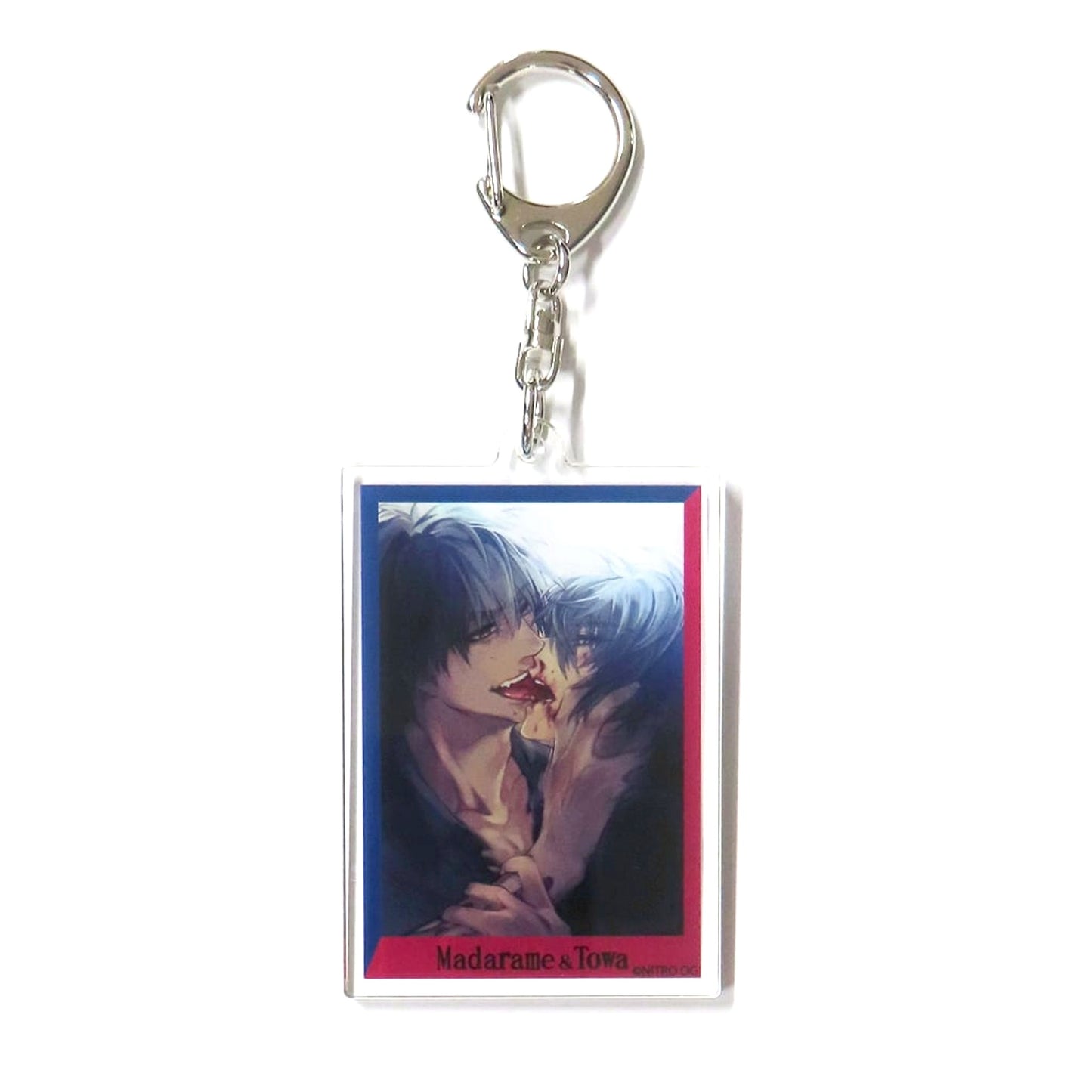 Towa & Madarame Slow Damage Acrylic Keychain eeo Kuji Prize D [USED]