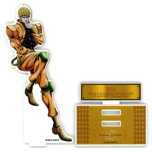 DIO Illustration Acrylic Stand JoJo's Bizarre Adventure Anime 10th Anniv Exhibition [USED]