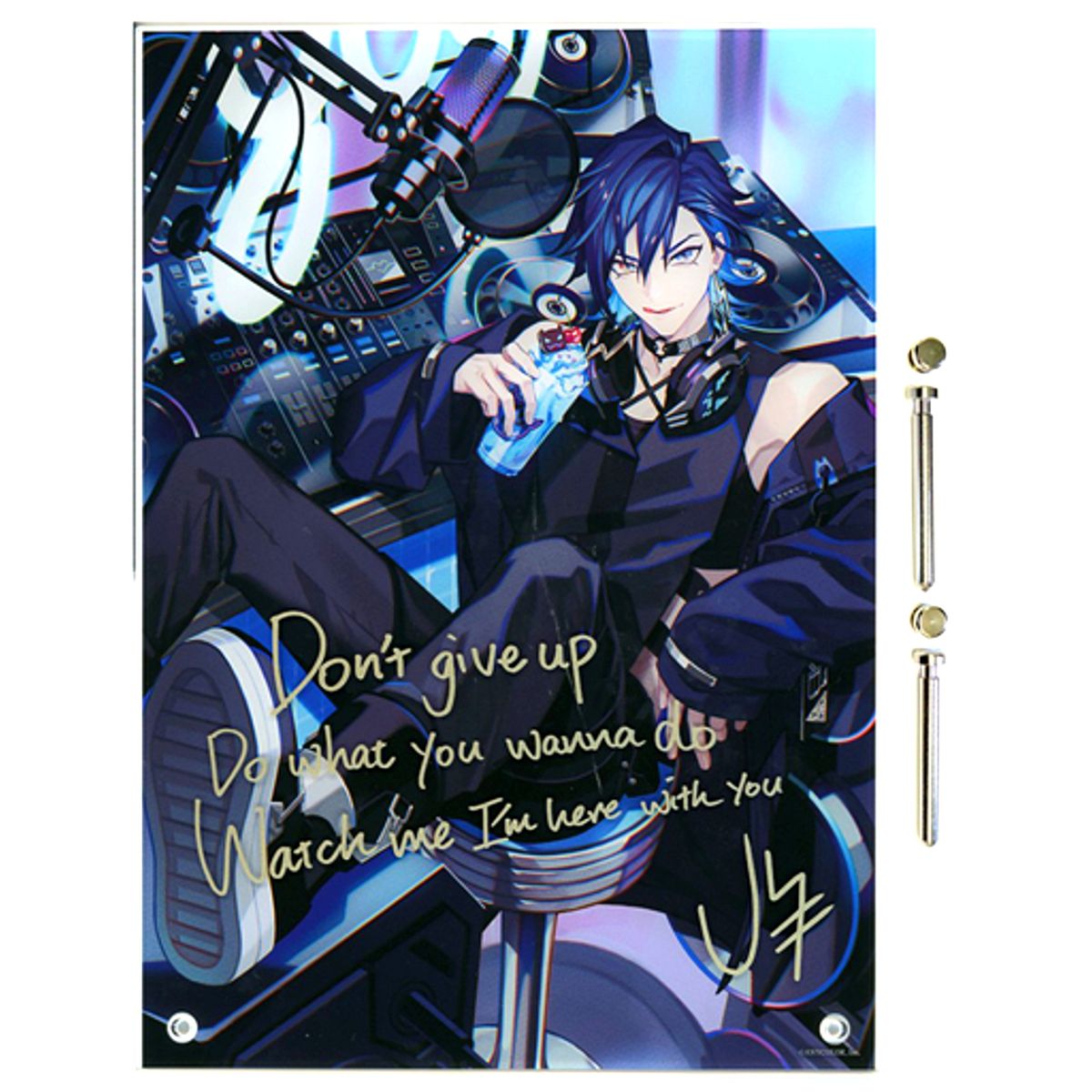 Yugo Asuma Acrylic Panel Virtual YouTuber Nijisanji Yugo Asuma Birthday 2022 Included Item [USED]