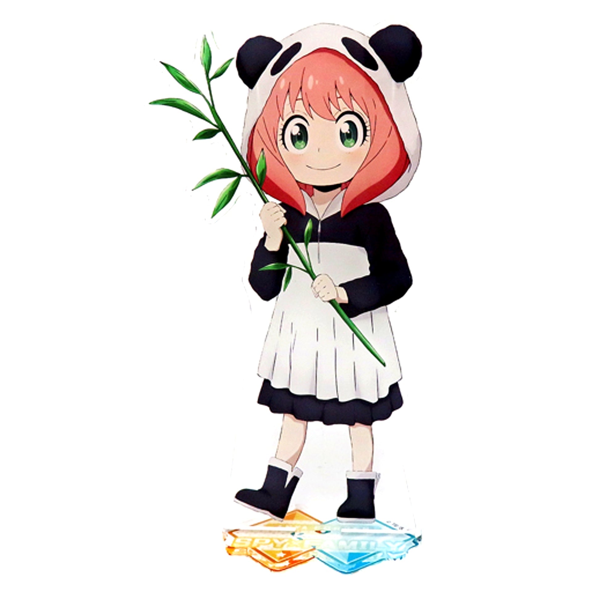 Anya Forger Panda BIG Acrylic Stand C Spy x Family Don Quijote Limited [USED]