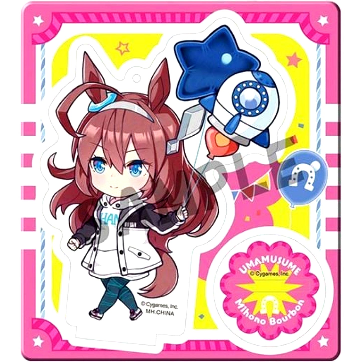 Mihono Bourbon Uma Musume Pretty Derby Tokotoko Acrylic Stand Vol. 2 [USED]