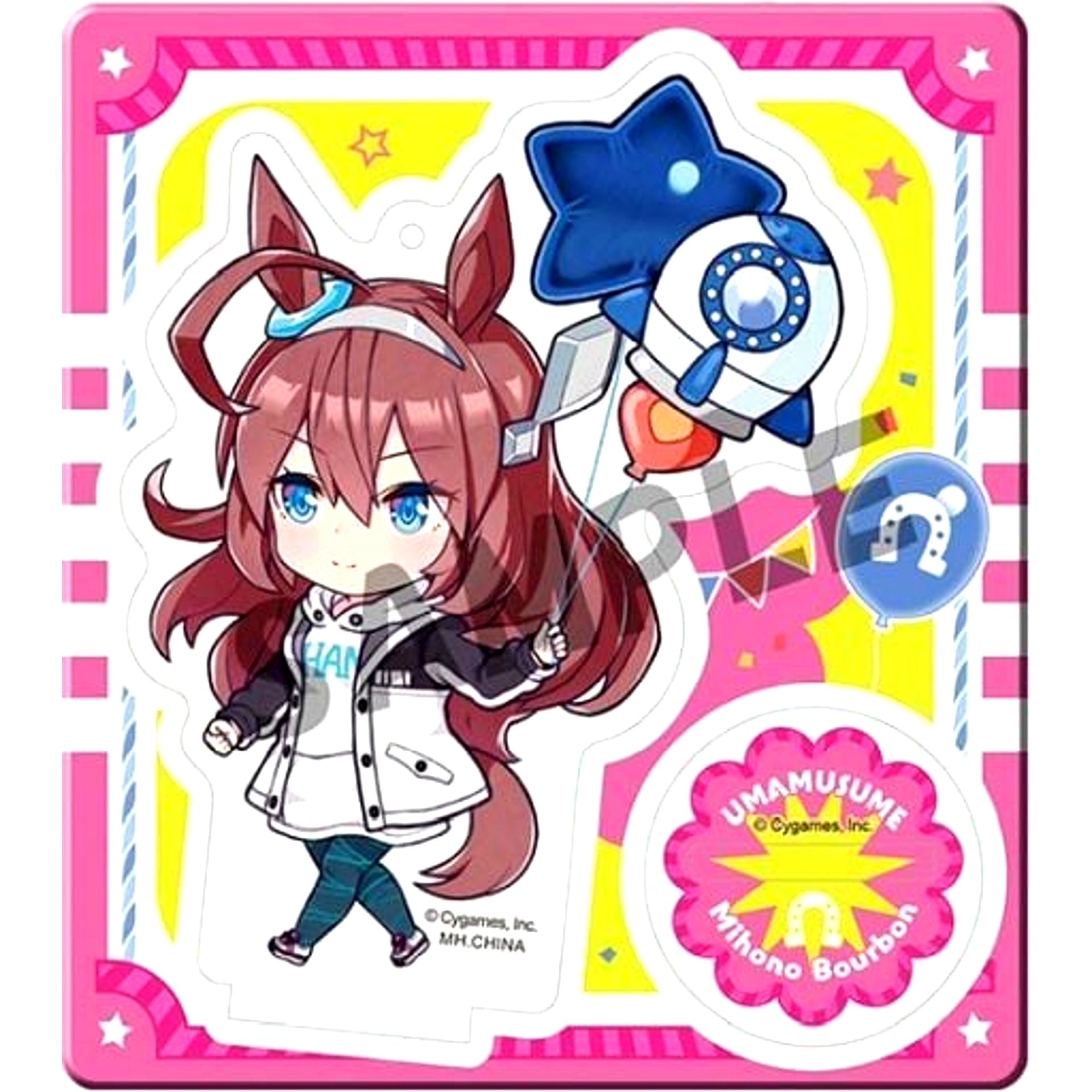 Mihono Bourbon Uma Musume Pretty Derby Tokotoko Acrylic Stand Vol. 2 [USED]
