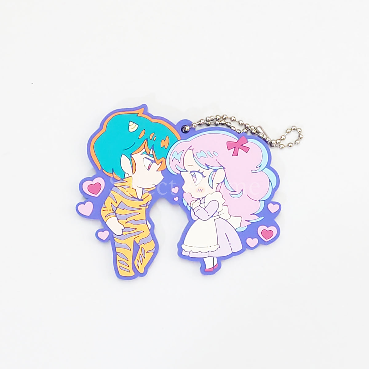 Urusei Yatsura Ray Corporation Ran Buddycolle Rubber Mascot Keychains [USED]