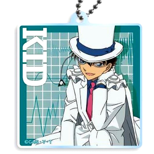 Kaito Kid Detective Conan Trading Acrylic Keychain J [USED]