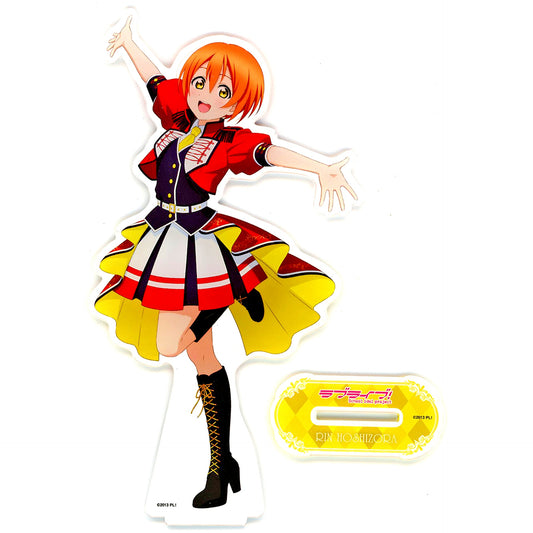 Rin Hoshizora A-5 Prize BIG Acrylic Stand Figure Rakuten Collection Love Live! TV Animation 10th Anniversary! [USED]