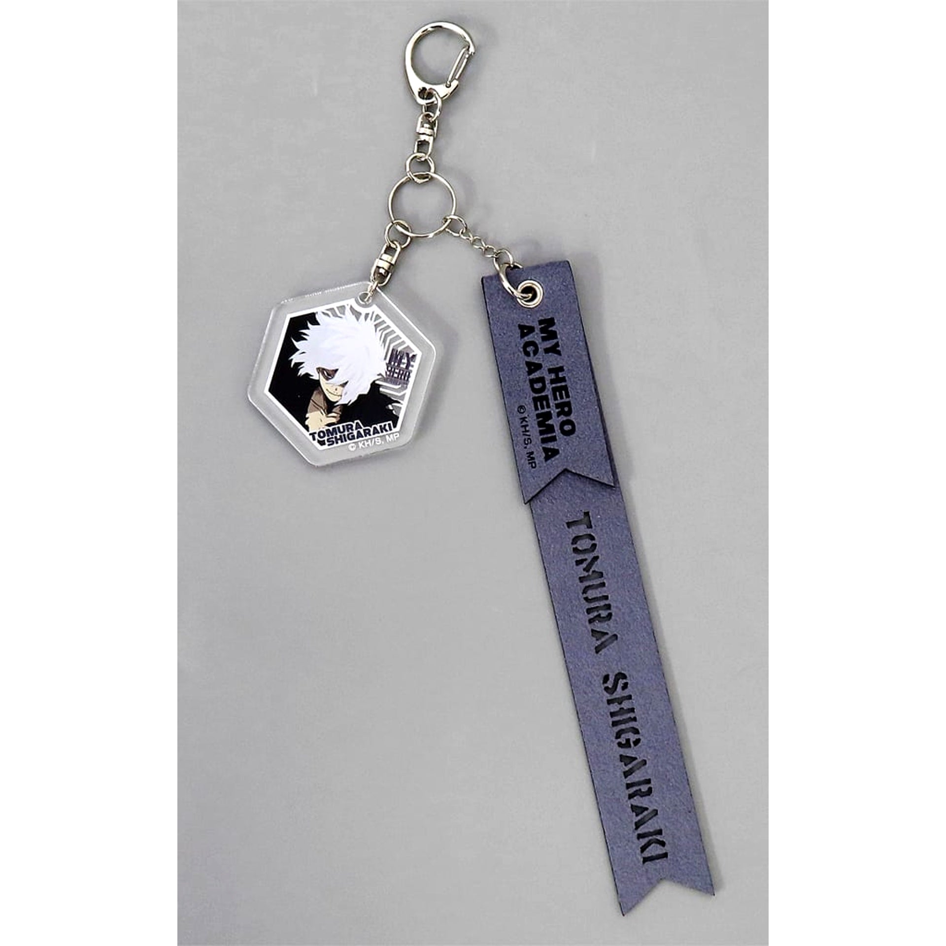 Shigaraki My Hero Academia Synthetic Leather Ribbon Keychain Movic 2022 [USED]