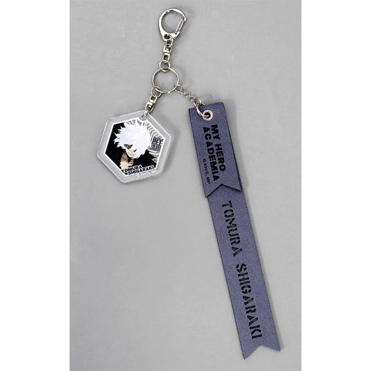 Shigaraki My Hero Academia Synthetic Leather Ribbon Keychain Movic 2022 [USED]