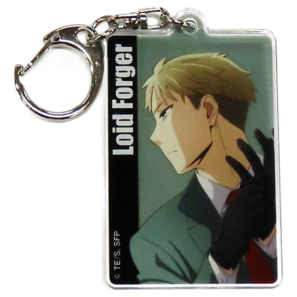SPY x FAMILY Loid Forger Shop Visual Acrylic Keychain Wit Clw Spy Family Shop Limited Keychains [USED]