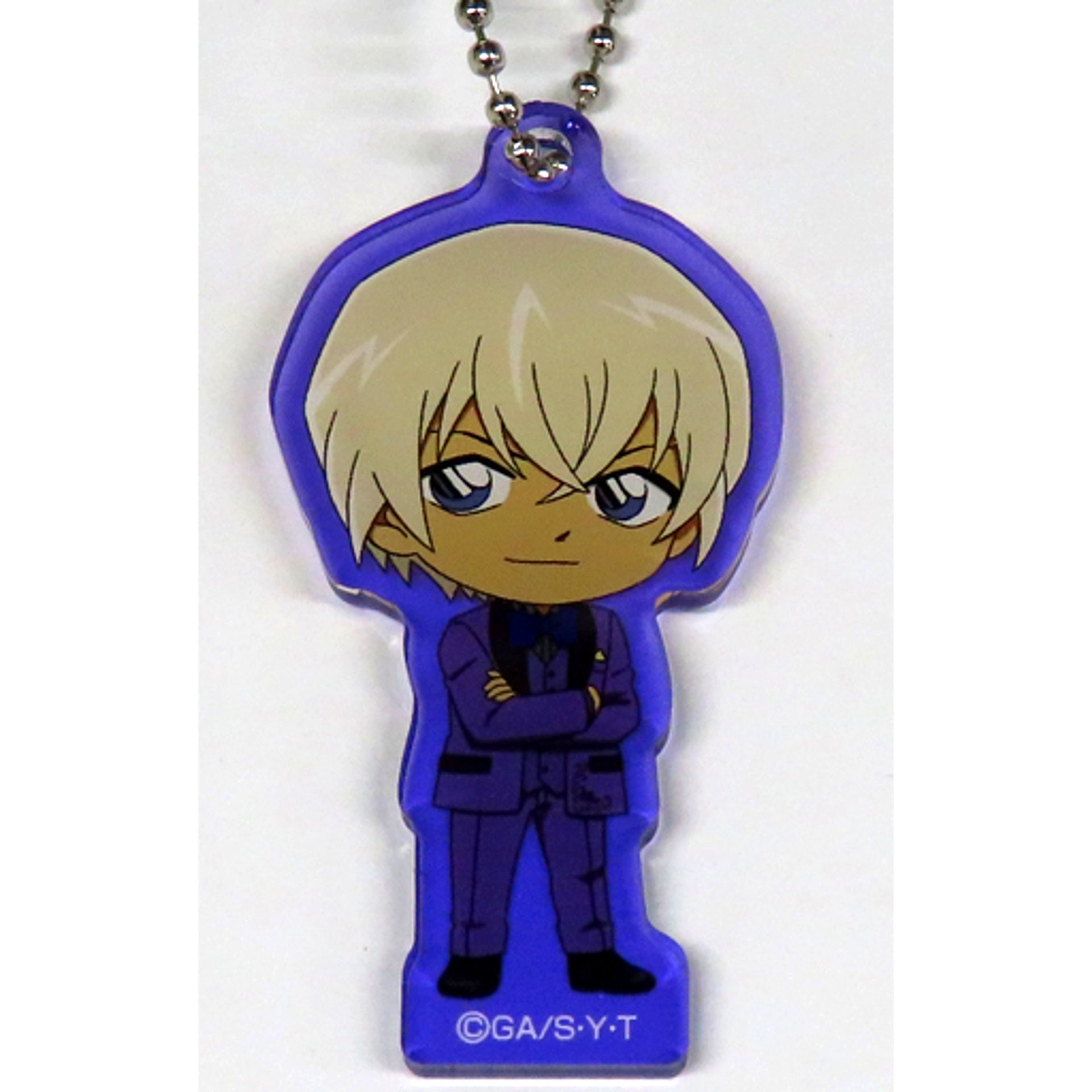 Bourbon Toru Amuro Detective Conan Cafe Hotel Lounge x Luxury Acrylic Keychain A [USED]