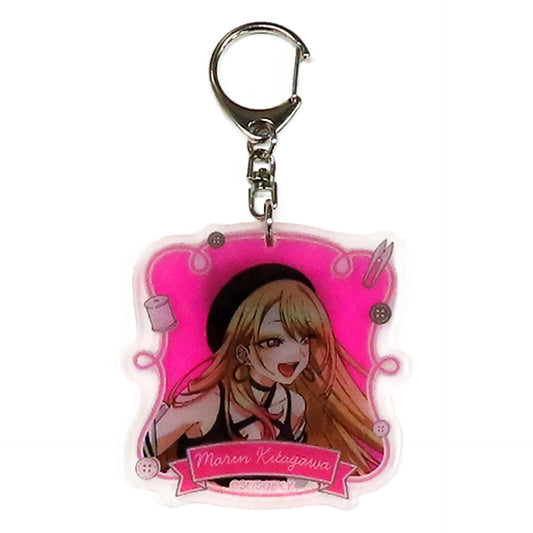 My Dress-Up Darling Marin Kitagawa Changing Acrylic Keychain My Dress-Up Darling Exhibition. Shukipi ni Ai o Tsutaetai! Limited Keychains [USED]