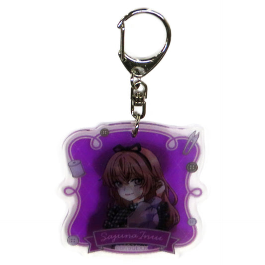 Sajuna Inui My Dress-Up Darling Changing Acrylic Keychain My Dress-Up Darling Exhibition. Shukipi ni Ai o Tsutaetai! Limited [USED]