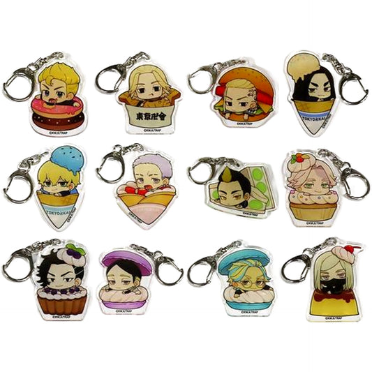 Keisuke Baji & Others Tokyo Revengers All 12 Types Set Random Acrylic Keychains Snack Ver. Anime Japan 2023 Limited [USED]