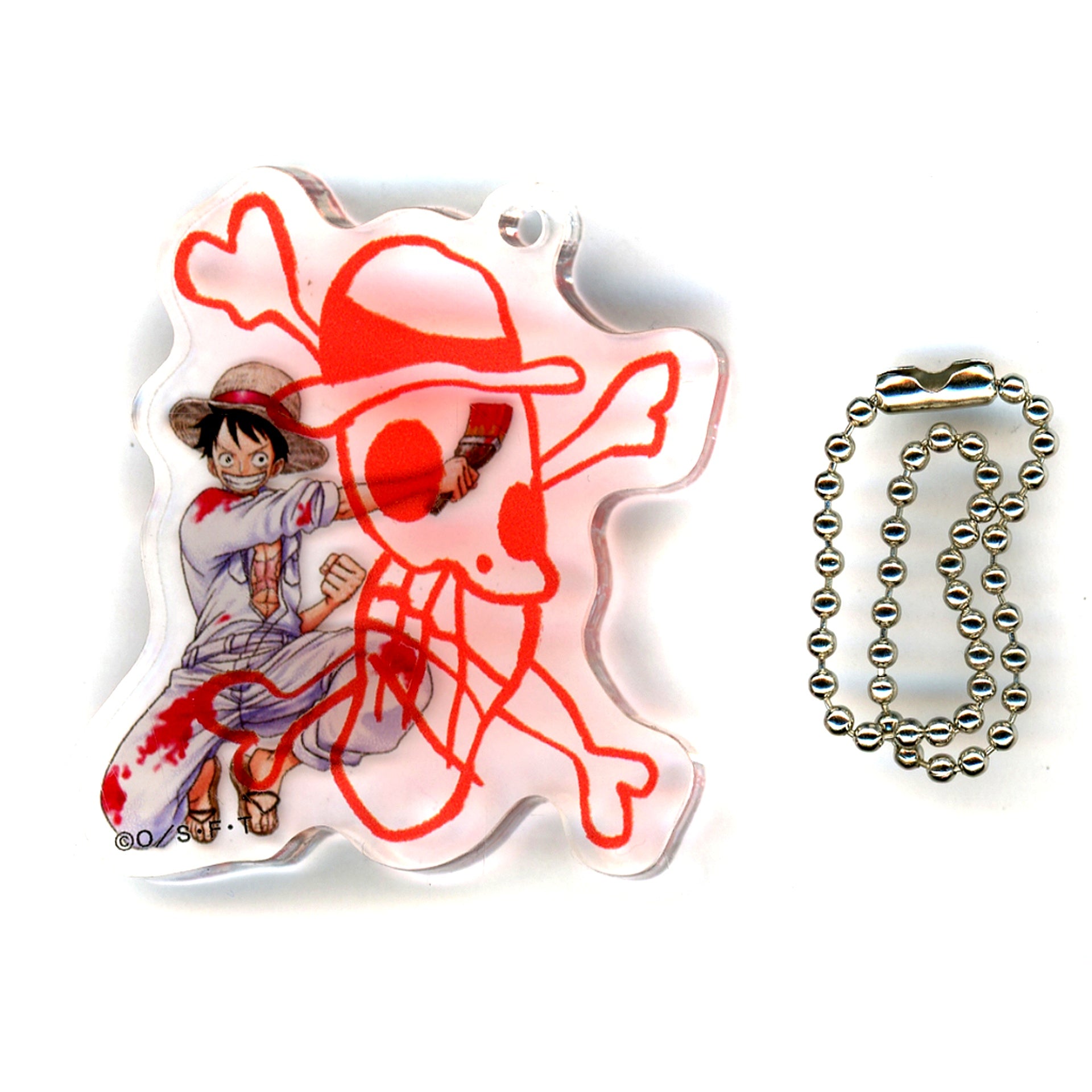 Monkey D. Luffy One Piece Acrylic Keychain Collection COLORFUL Mugiwara Store Limited [USED]