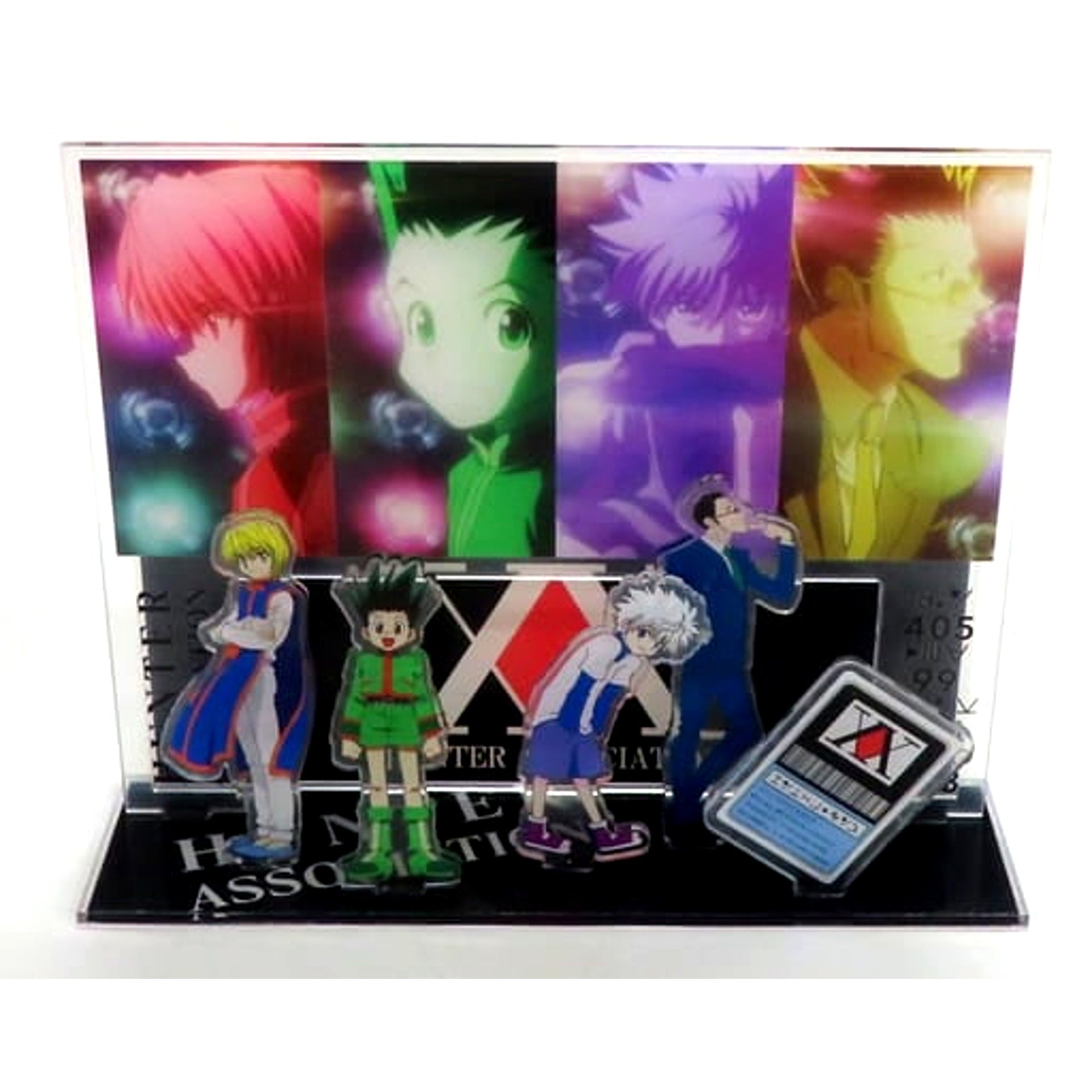 Gon Freecss & Killua Zoldyck & Kurapika & Leorio Paradinight Hunter x Hunter x Shimamura Big Acrylic Stand Background Black [USED]