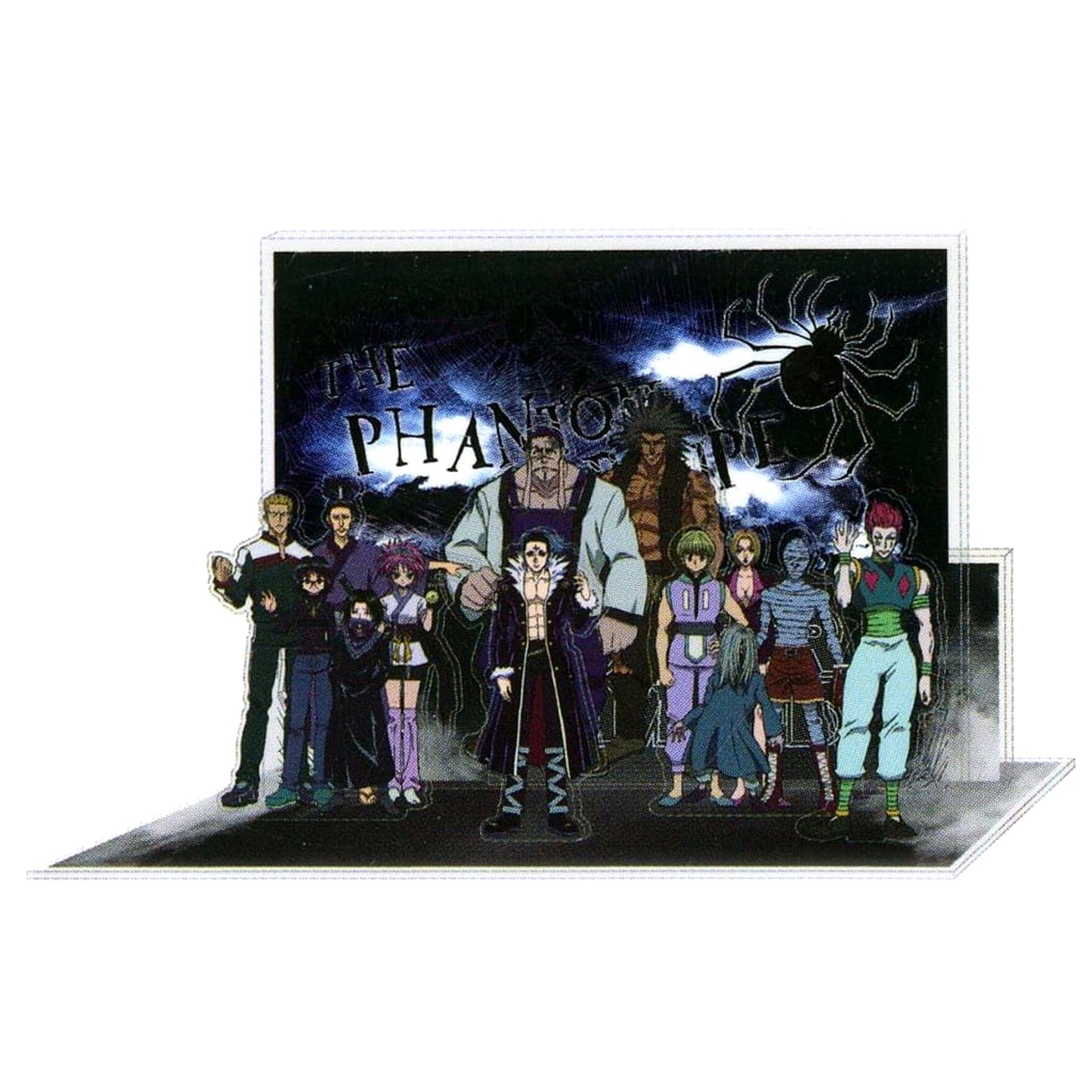 Phantom Troupe Hunter x Hunter Big Acrylic Stand Background Black Shimamura Collaboration [USED]