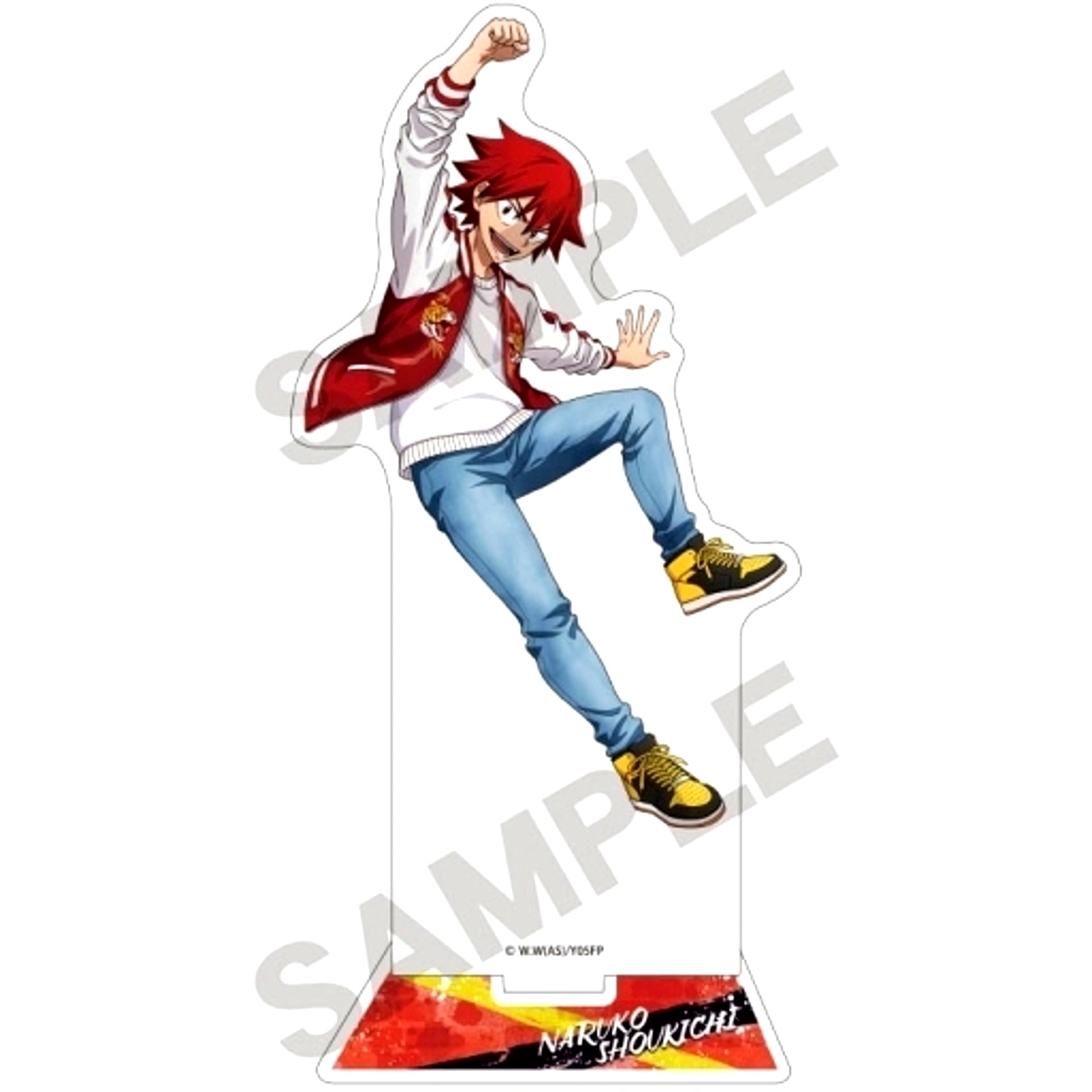 Shoukichi Naruko Sukajan Acrylic Stand Yowamushi Pedal LIMIT BREAK [USED]