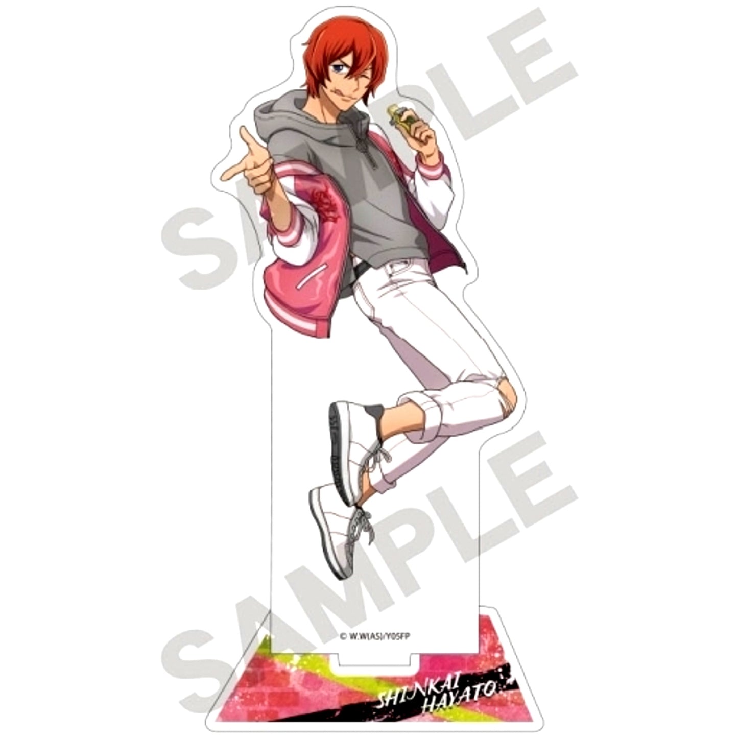 Hayato Shinkai Sukajan Acrylic Stand Yowamushi Pedal LIMIT BREAK [USED]