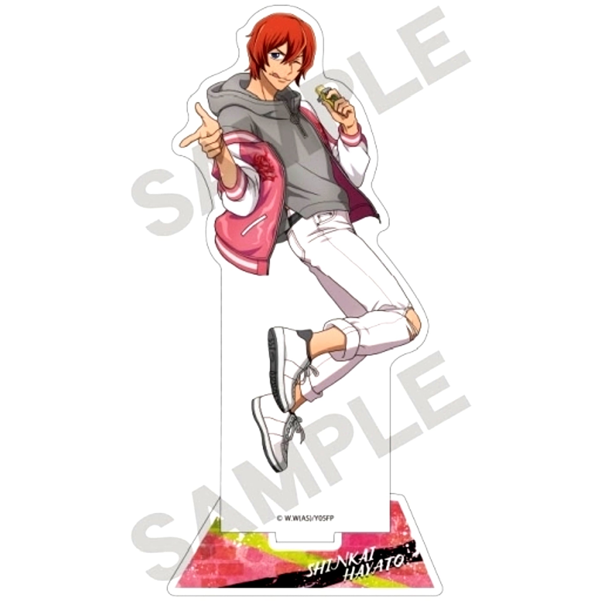 Hayato Shinkai Sukajan Acrylic Stand Yowamushi Pedal LIMIT BREAK [USED]