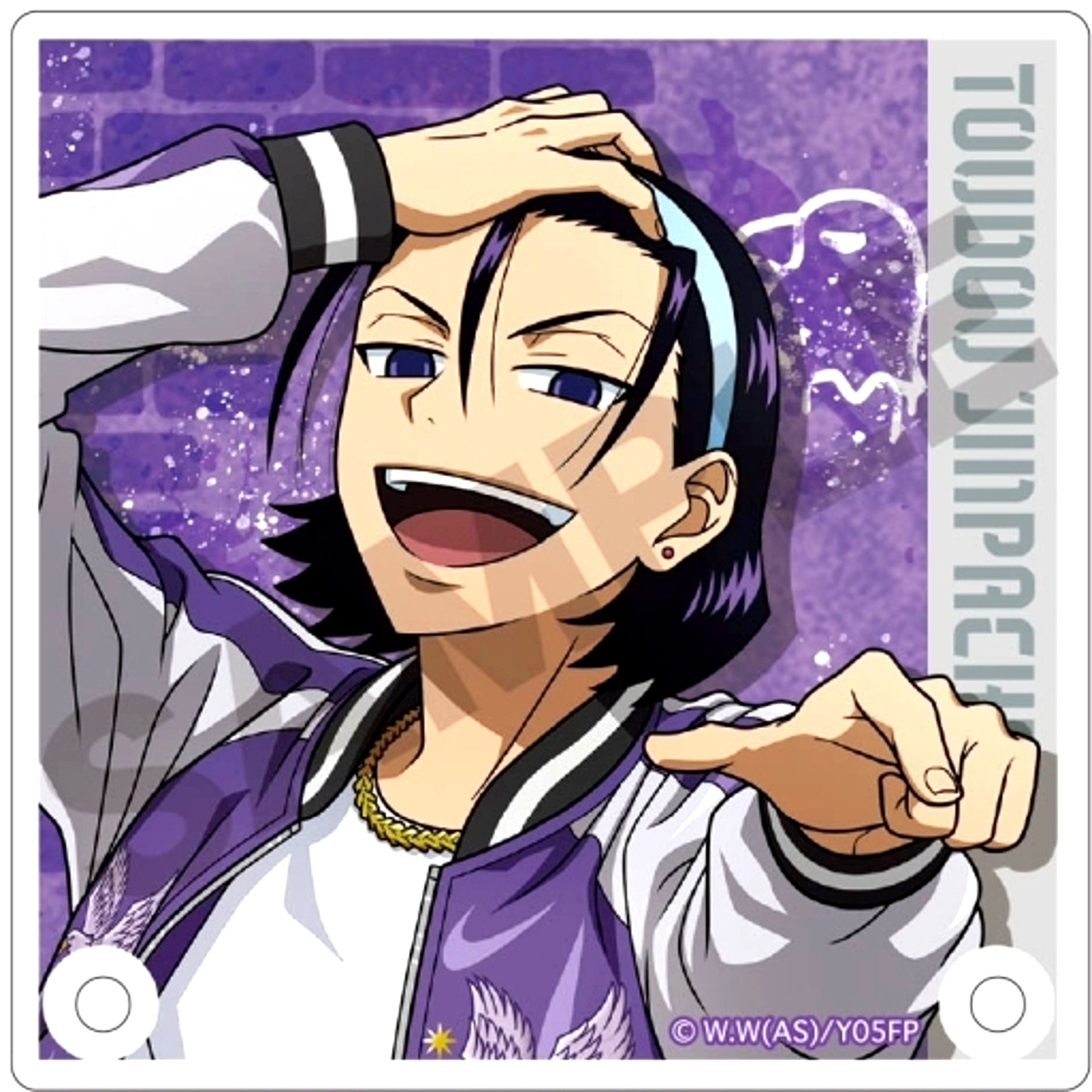 Jinpachi Todo Sukajan Mini Acrylic Panel Yowamushi Pedal LIMIT BREAK [USED]