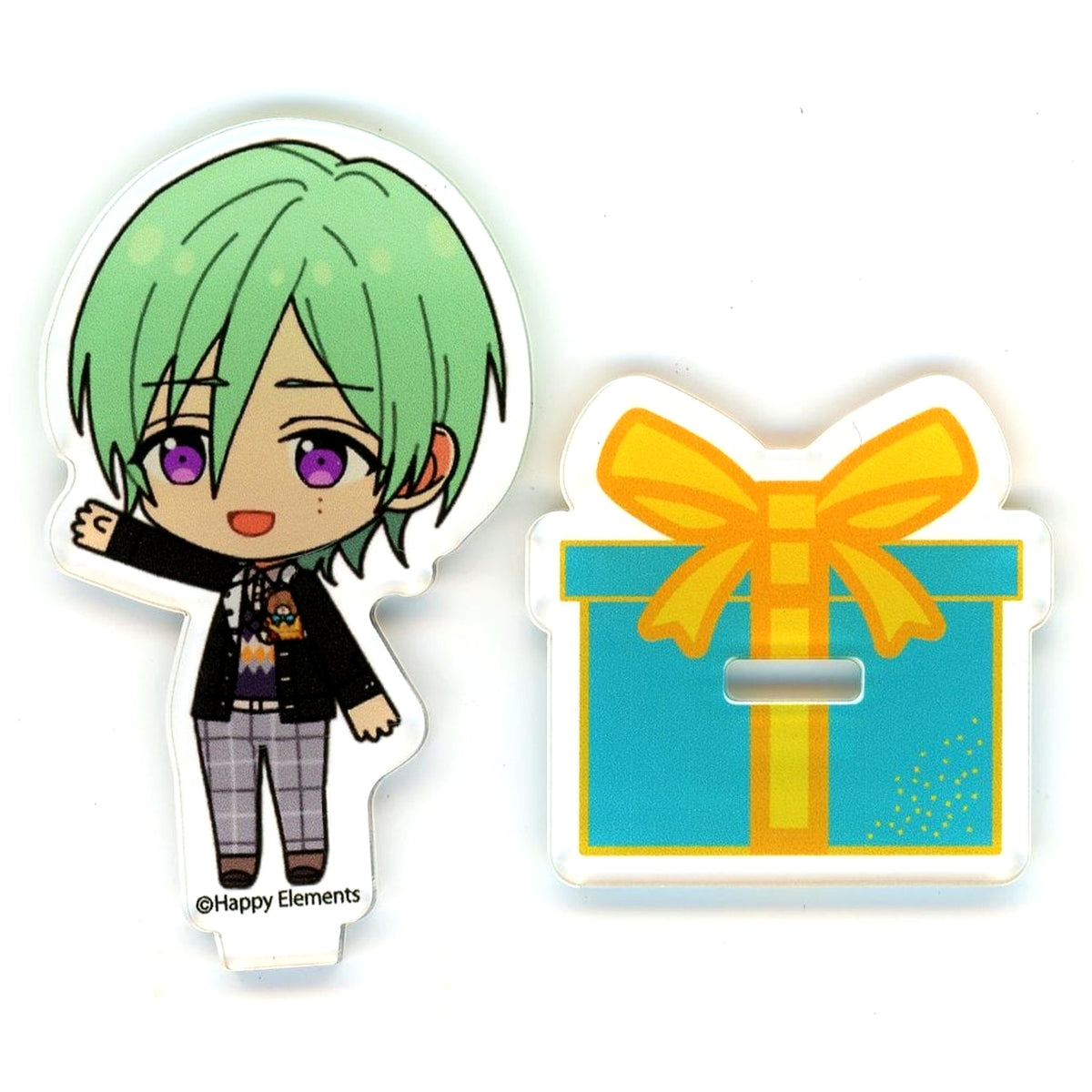 Tatsumi Kazehaya Ensemble Stars!! Acrylic Stand Birthday Cookie Bear shop sun-star Purchase Bonus [USED]