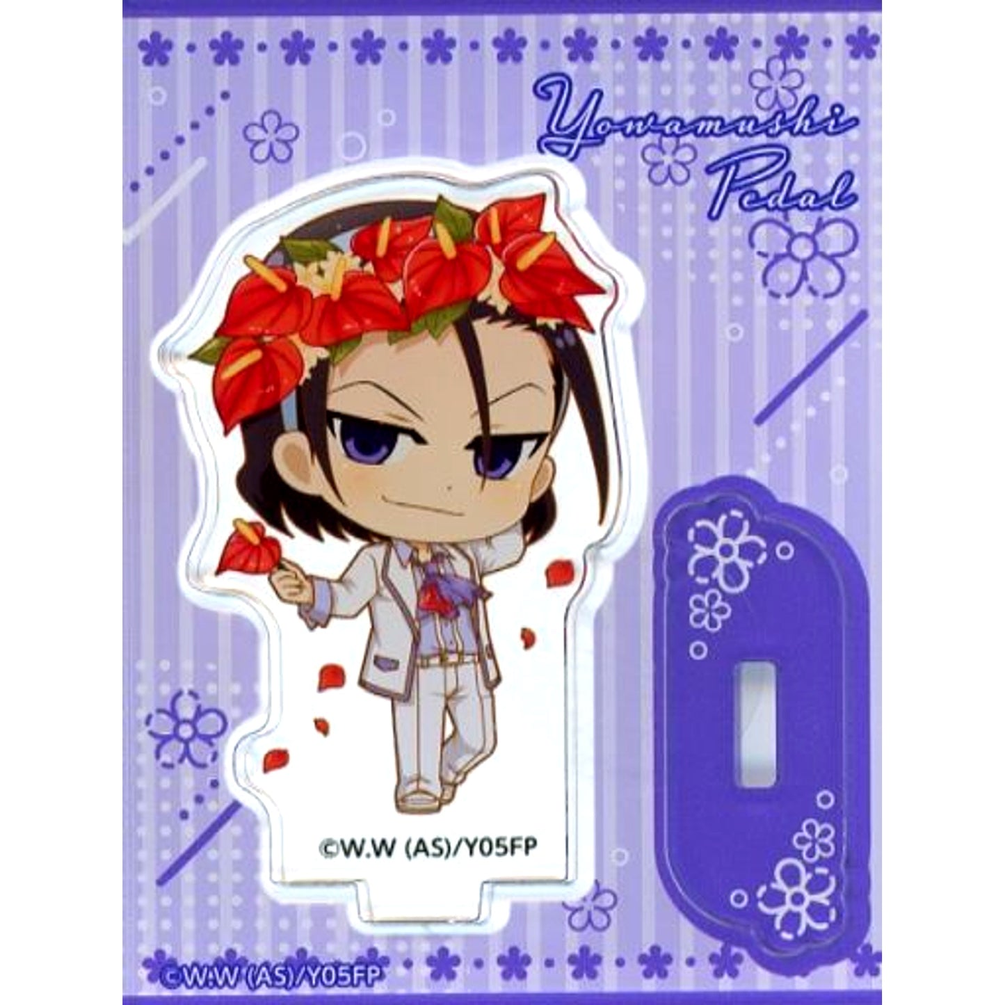 Jinpachi Todo Yowamushi Pedal LIMIT BREAK BIRTHDAY FLOWER 2 Mini Character ver. Trading Acrylic Stand AnimeJapan 2023 [USED]