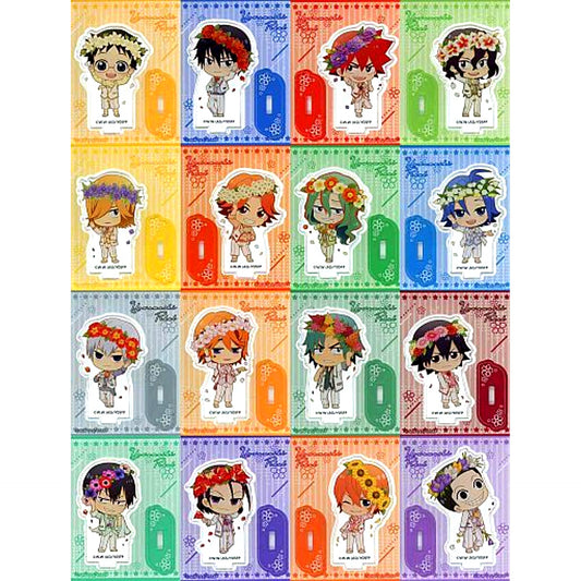 Set of 16 Yowamushi Pedal LIMIT BREAK Trading Acrylic Stand BIRTHDAY FLOWER2 Mini Character Ver. AnimeJapan 2023 Goods [USED]
